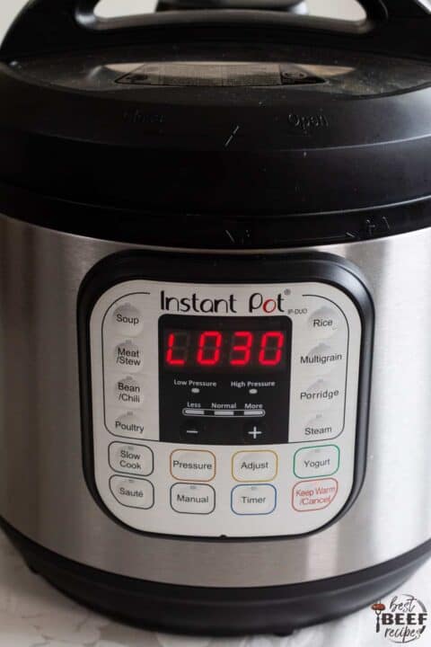 Instant Pot keeping warm for 30 minutes while cooking Instant Pot Prime Rib