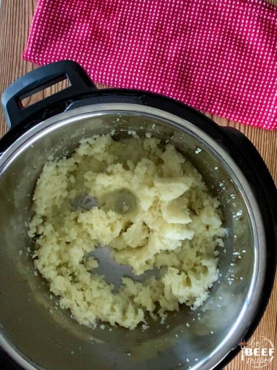 Mashed potatoes in the instant pot