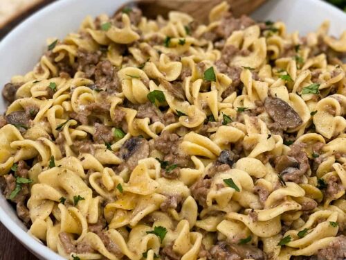 Instant Pot Beef Stroganoff