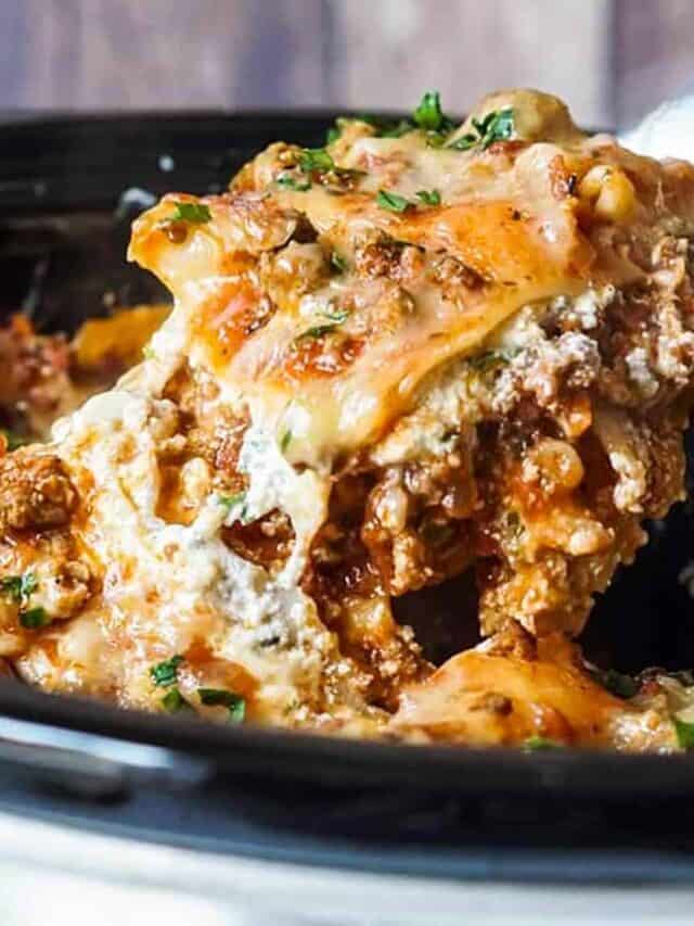 Best Crockpot Lasagna