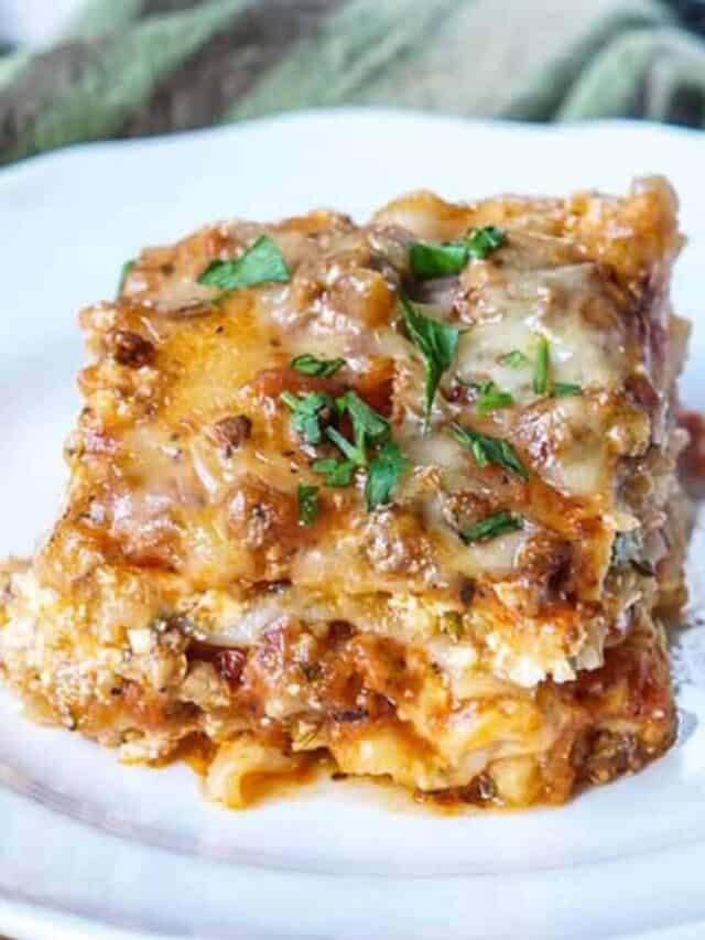 Best Slow Cooker Lasagna with Ricotta Cheese | Best Beef Recipes
