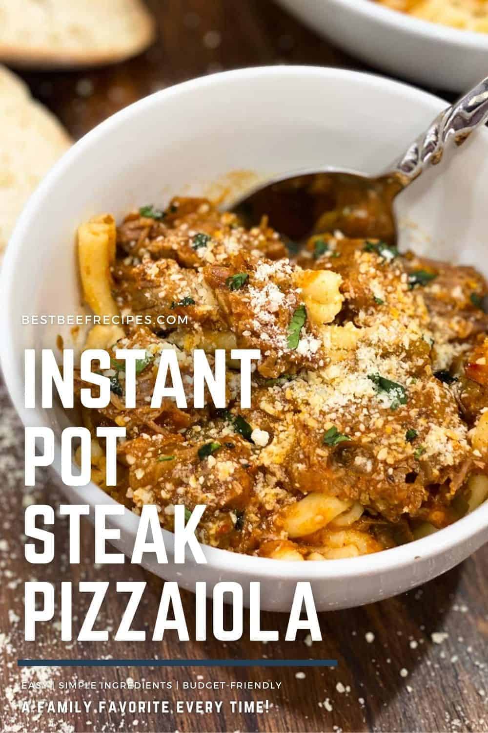Instant Pot Steak Pizzaiola Recipe Best Beef Recipes