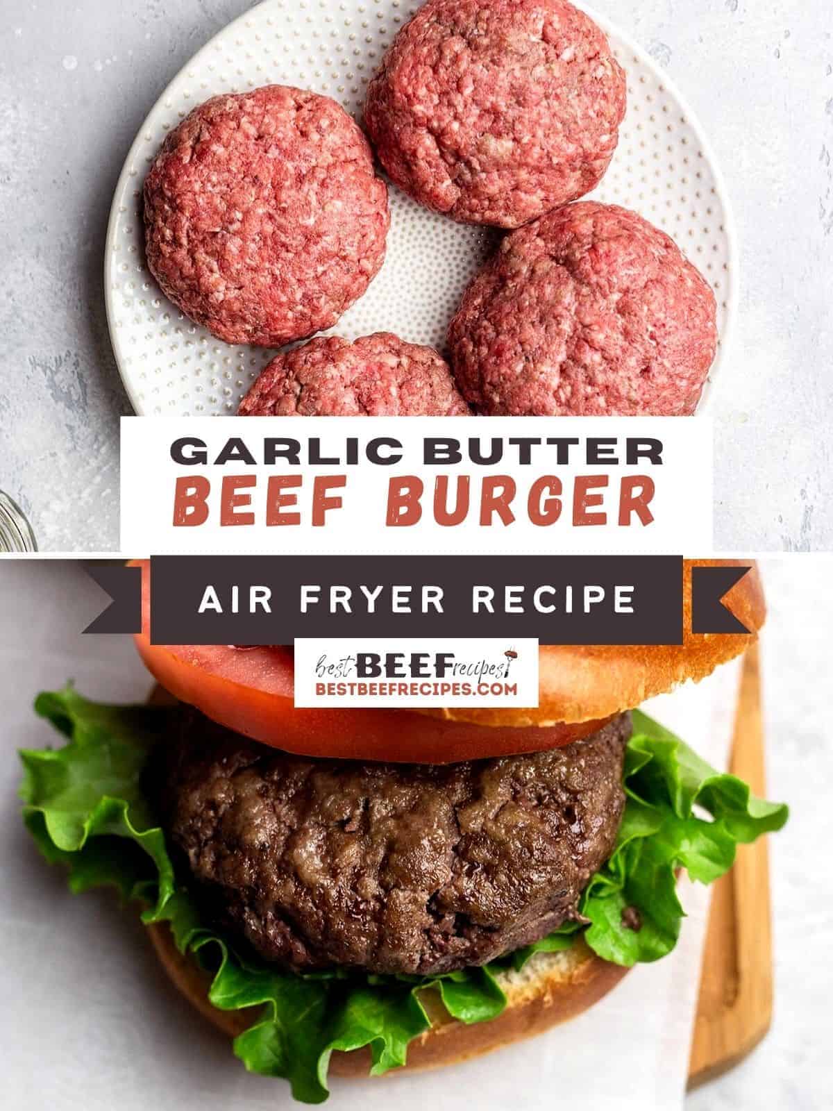 air fryer burger cover image