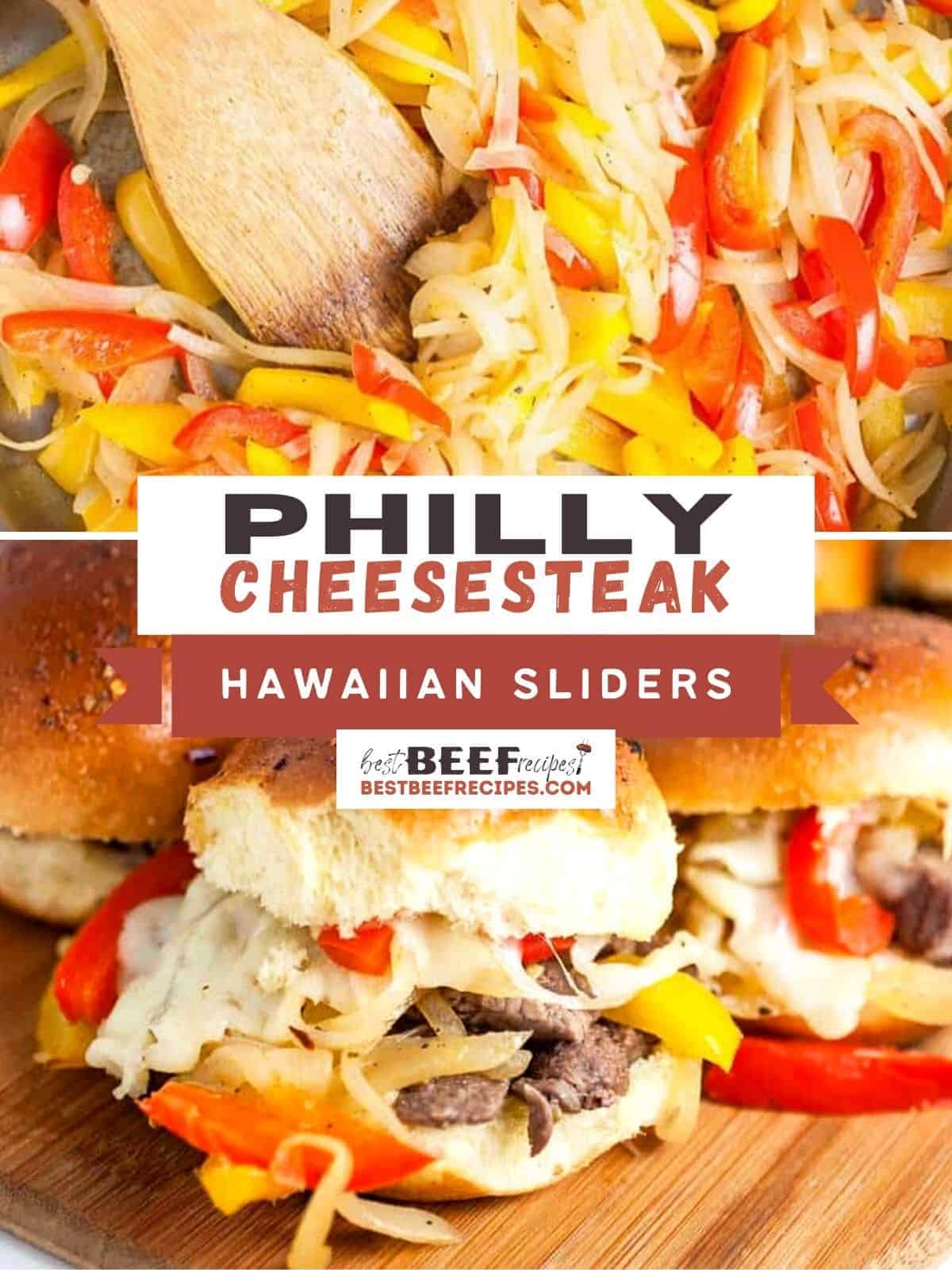 philly cheesesteak sliders cover image