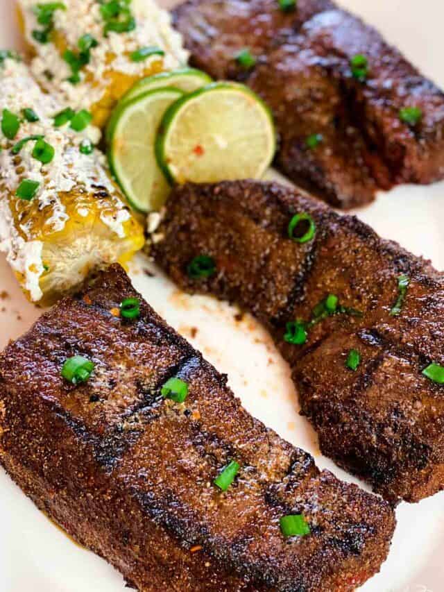 Grilled Short Ribs with Sweet & Spicy Rub