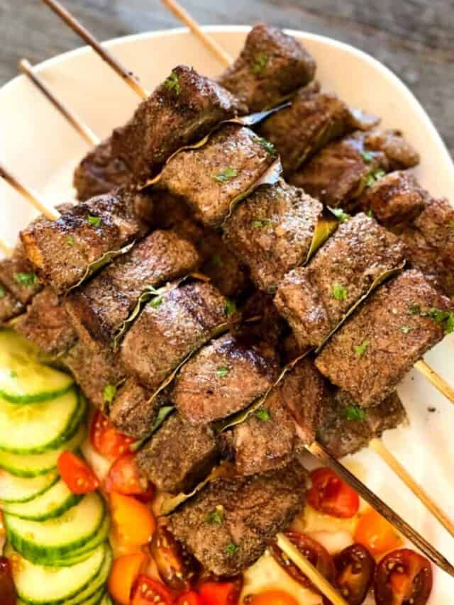 Easy Grilled Beef Kabobs