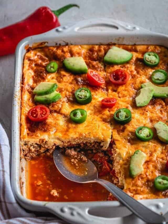 The Best Beef Taco Casserole