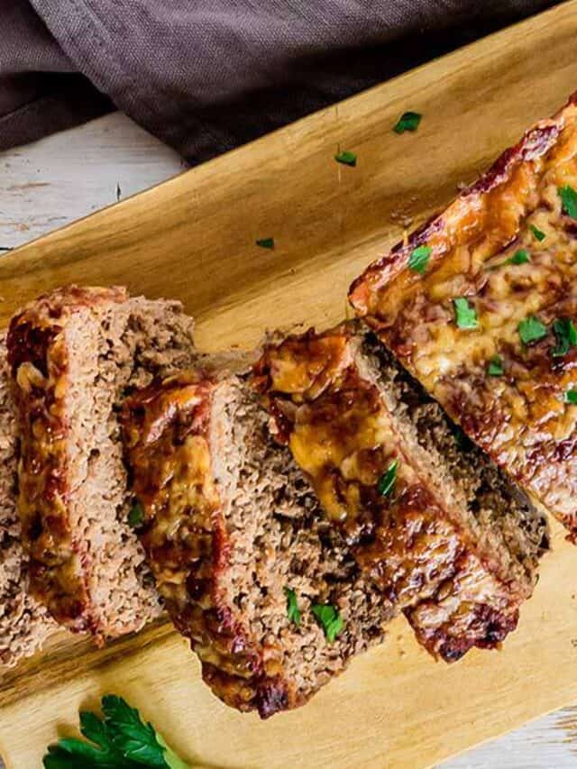Meatloaf on a cutting board