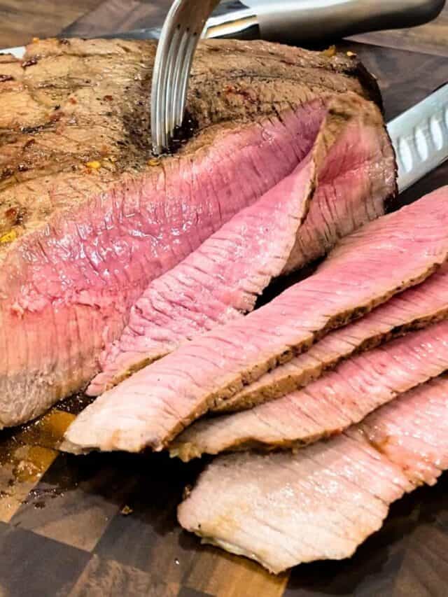 Juicy London Broil on the Grill