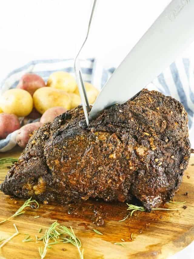 Juiciest Prime Rib on the Grill