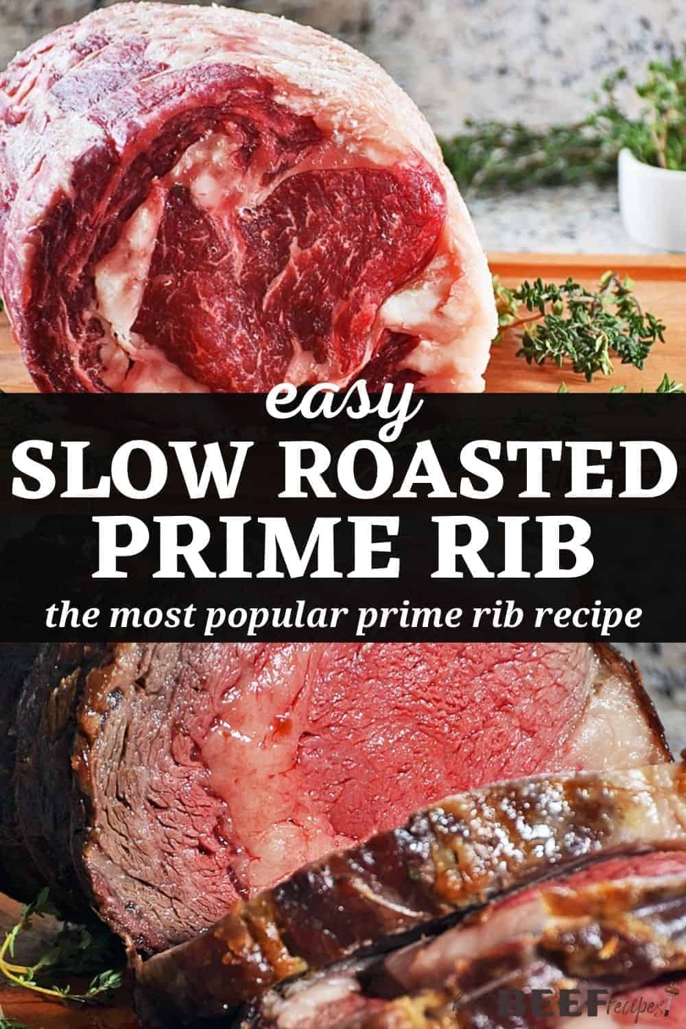 Slow Roast Prime Rib Best Beef Recipes