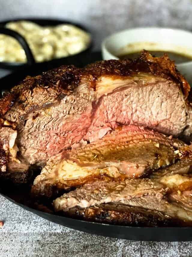 Air Fryer Prime Rib Cooked Perfectly