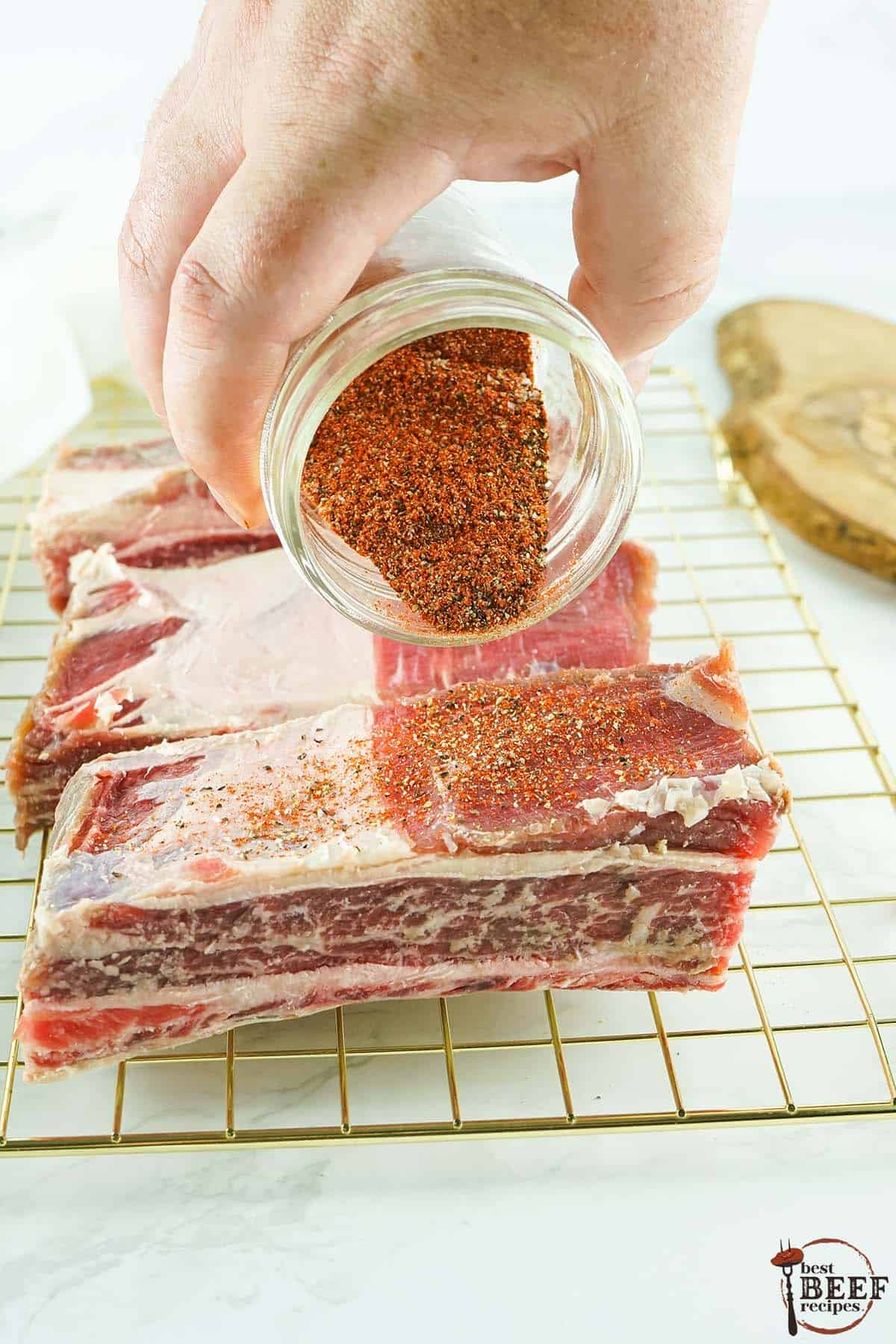 Grilled BBQ Short Ribs with Dry Rub Recipe