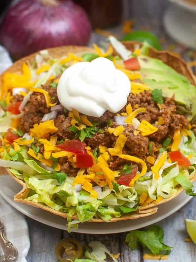 How to Make Taco Bowls in the Air Fryer