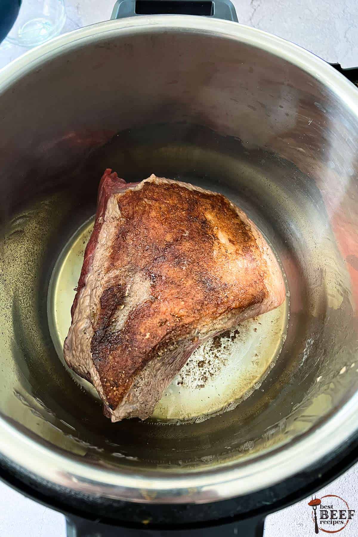 pot roast seared in the instant pot