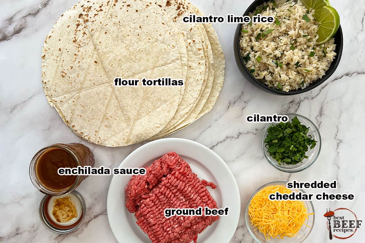 ground beef enchiladas ingredients