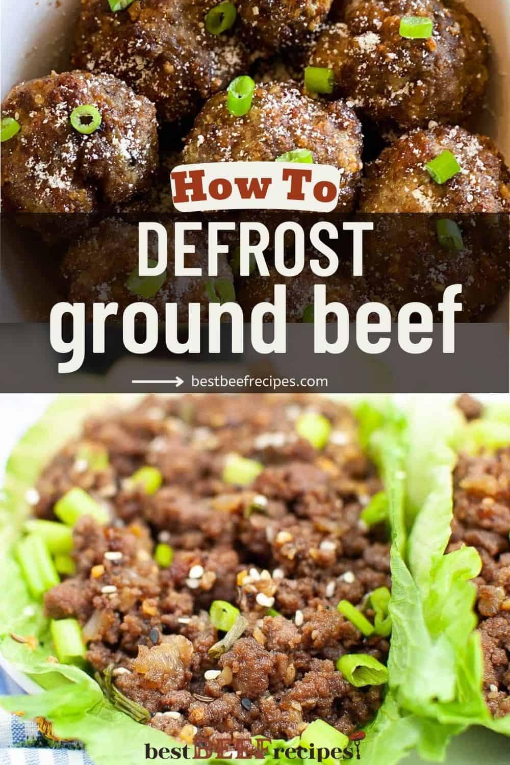How to Defrost Ground Beef Best Beef Recipes