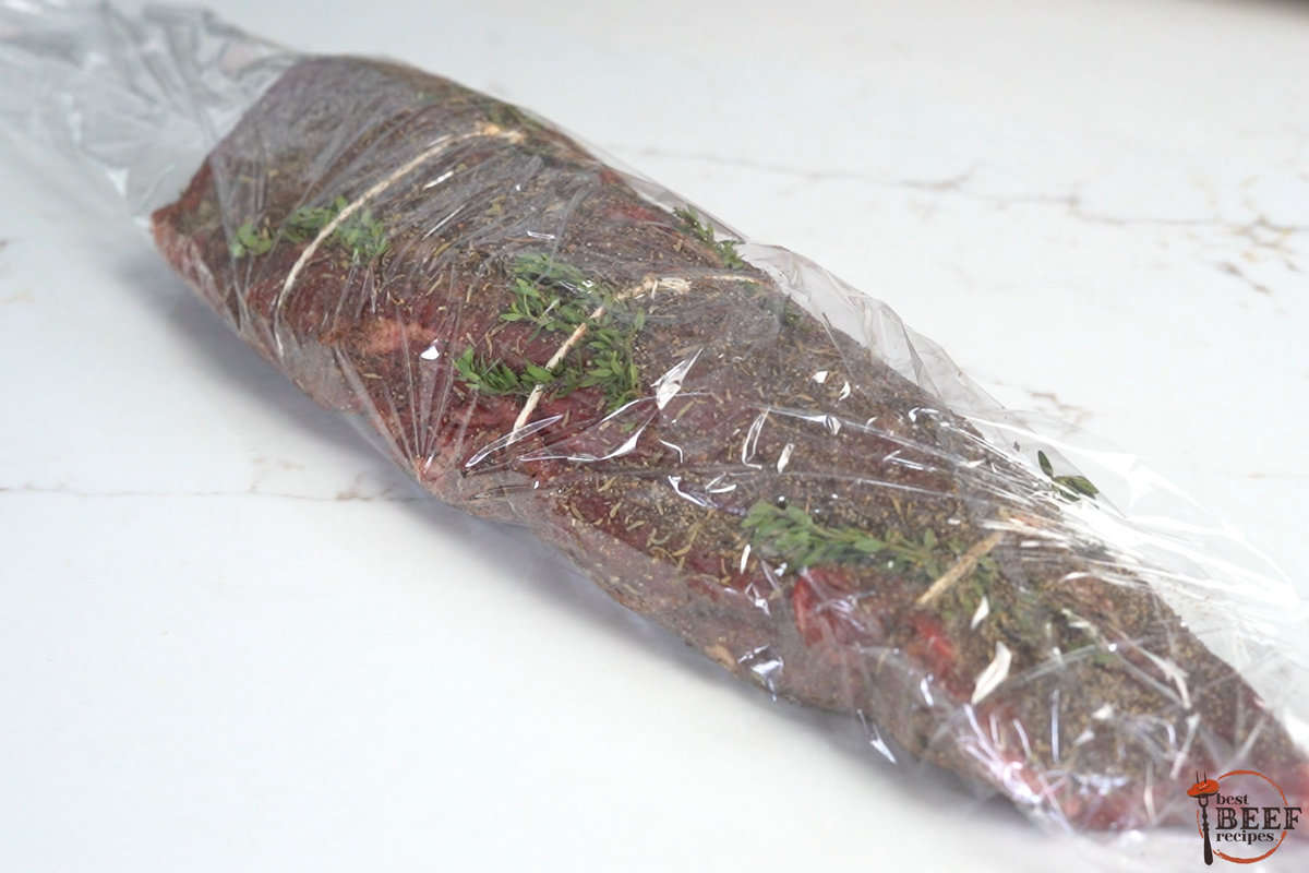 beef tenderloin wrapped
