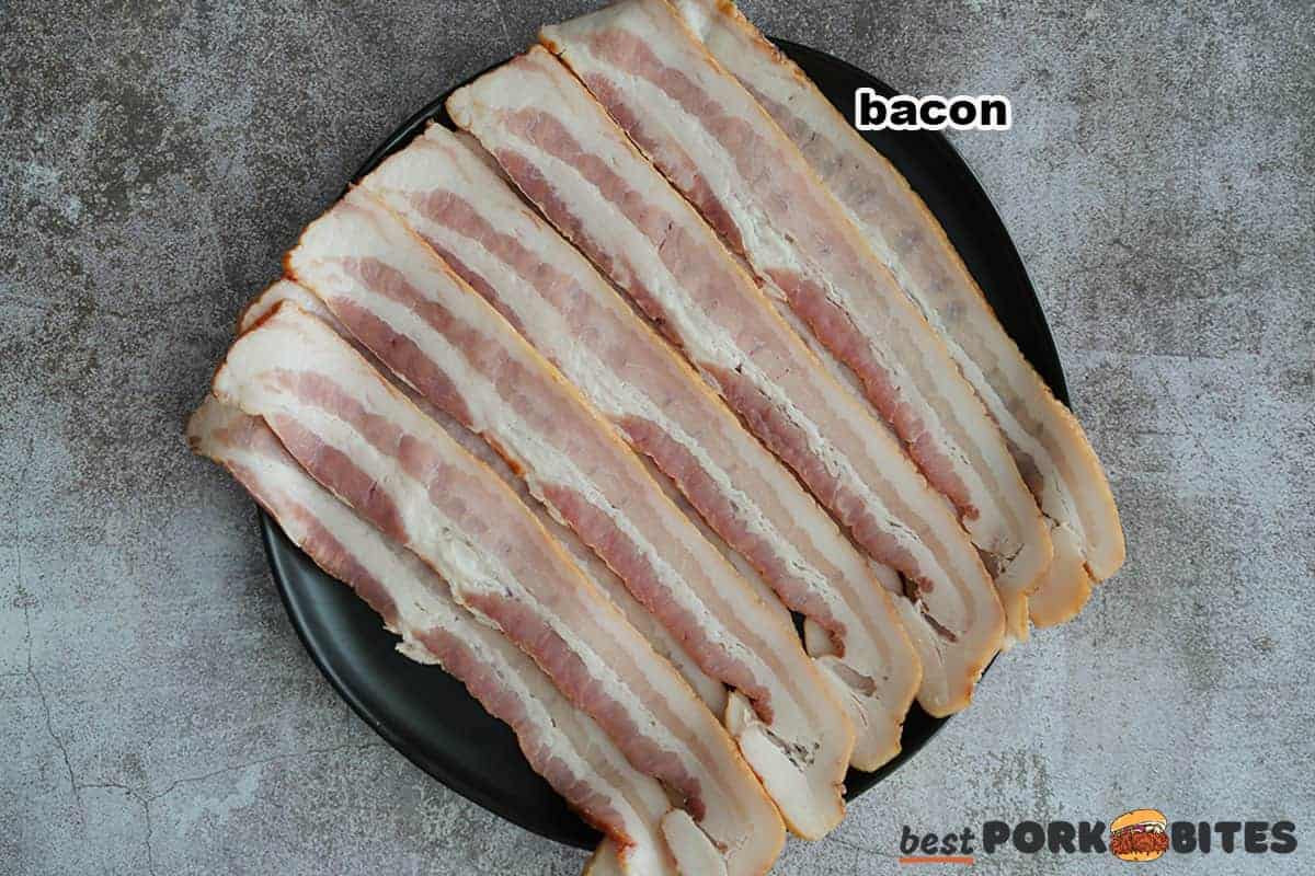 air fried bacon ingredients